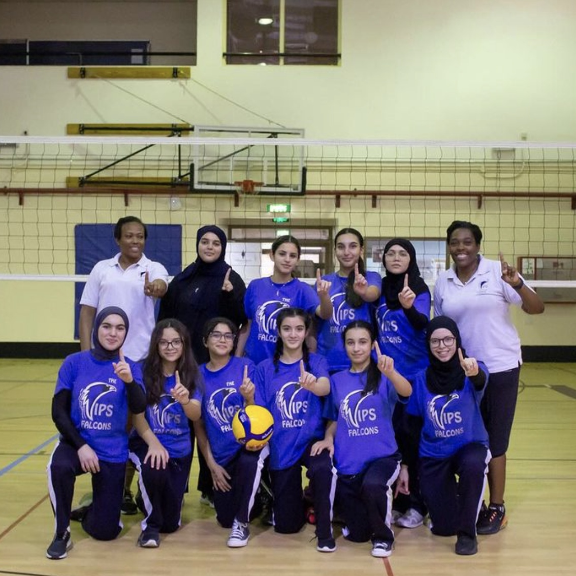 IPS Girls' volleyball team